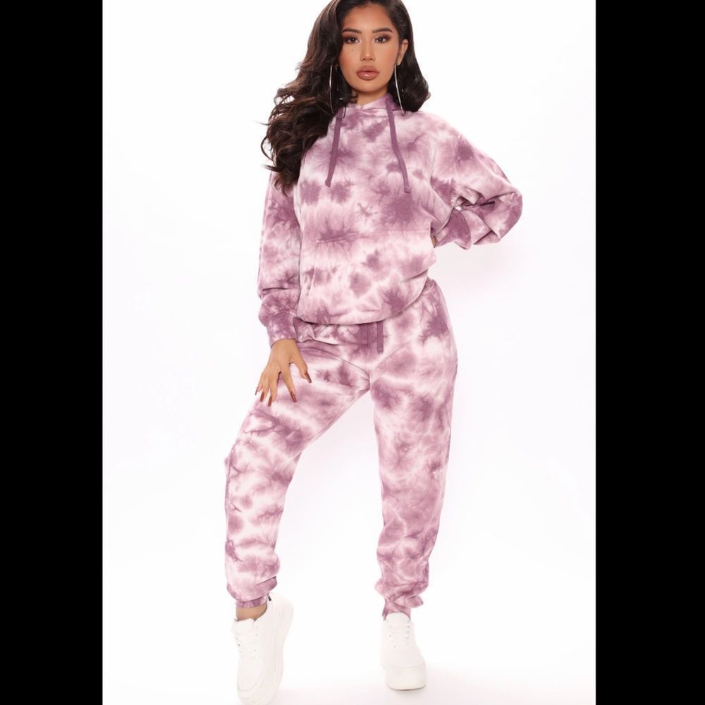 Tie-dye jumpsuit set
